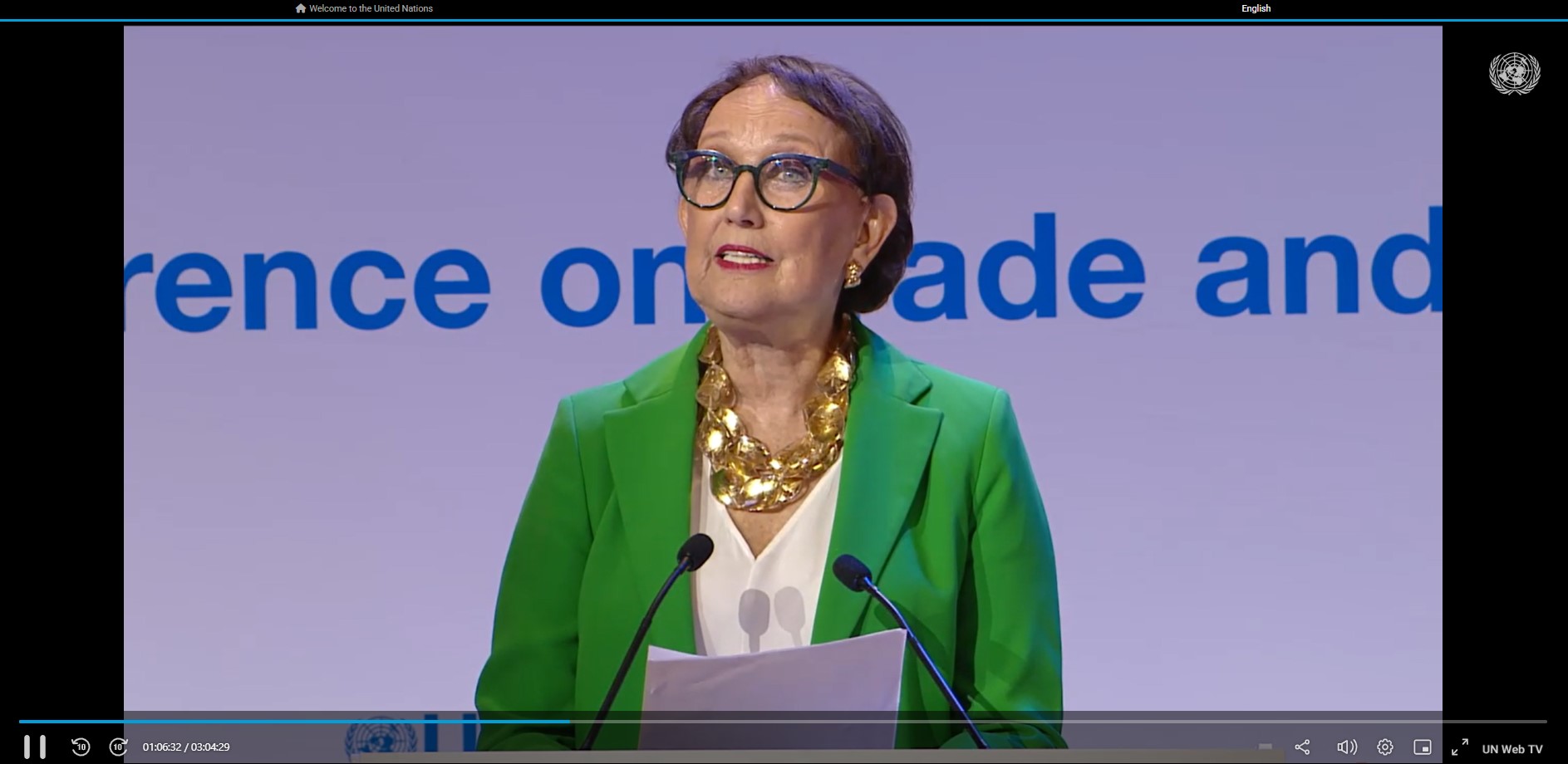 Unctad16 Opening plenary and Leaders dialogue