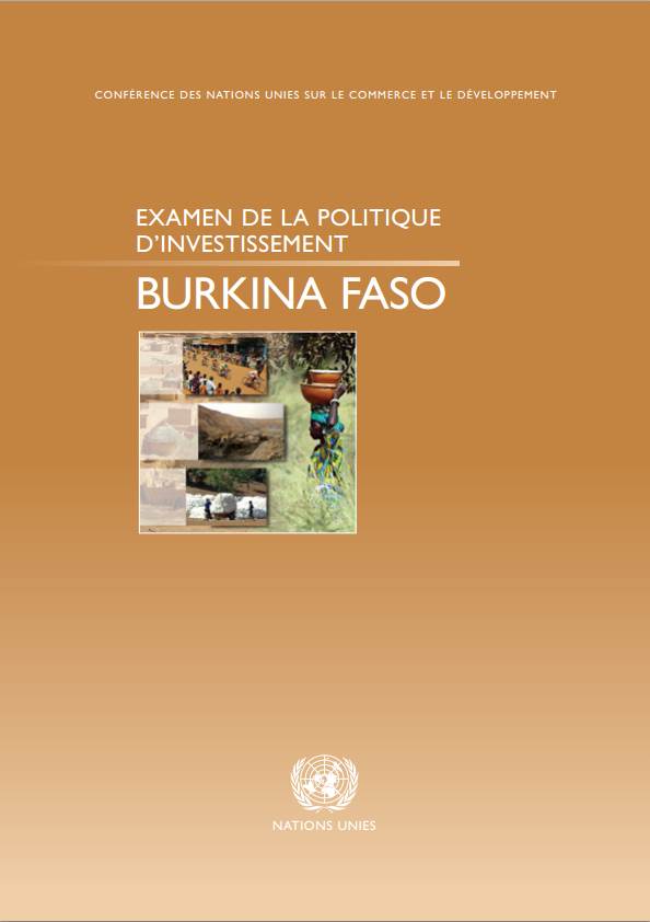 Investment Policy Review of Burkina Faso