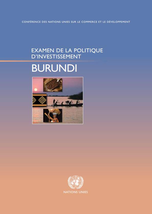 Investment Policy Review of Burundi