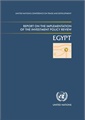 Report on the Implementation of the Investment Policy Review of Egypt