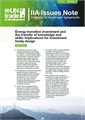 Energy transition investment and the transfer of knowledge and skills: Implications for investment treaty design
