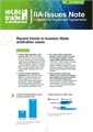 Recent trends in investor–State arbitration cases